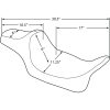 Sadel Extended Reach Svart DRAG SPECIALTIES – miniatyr 3