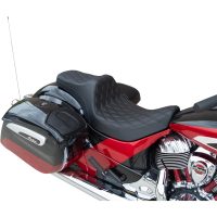Sadel Ez Glide Ii Lågprofil Svart Leather Touring DRAG SPECIALTIES