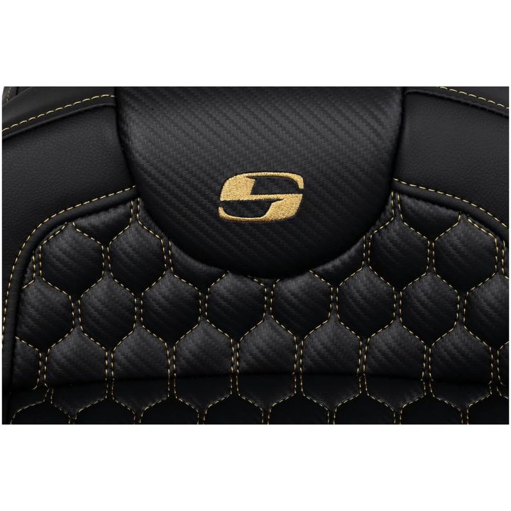 Sadel Honeycomb Roadsofa Svart/guld SADDLEMEN – bild 2