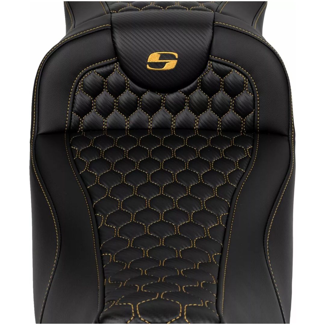 Sadel Honeycomb Roadsofa Svart/guld SADDLEMEN – bild 3