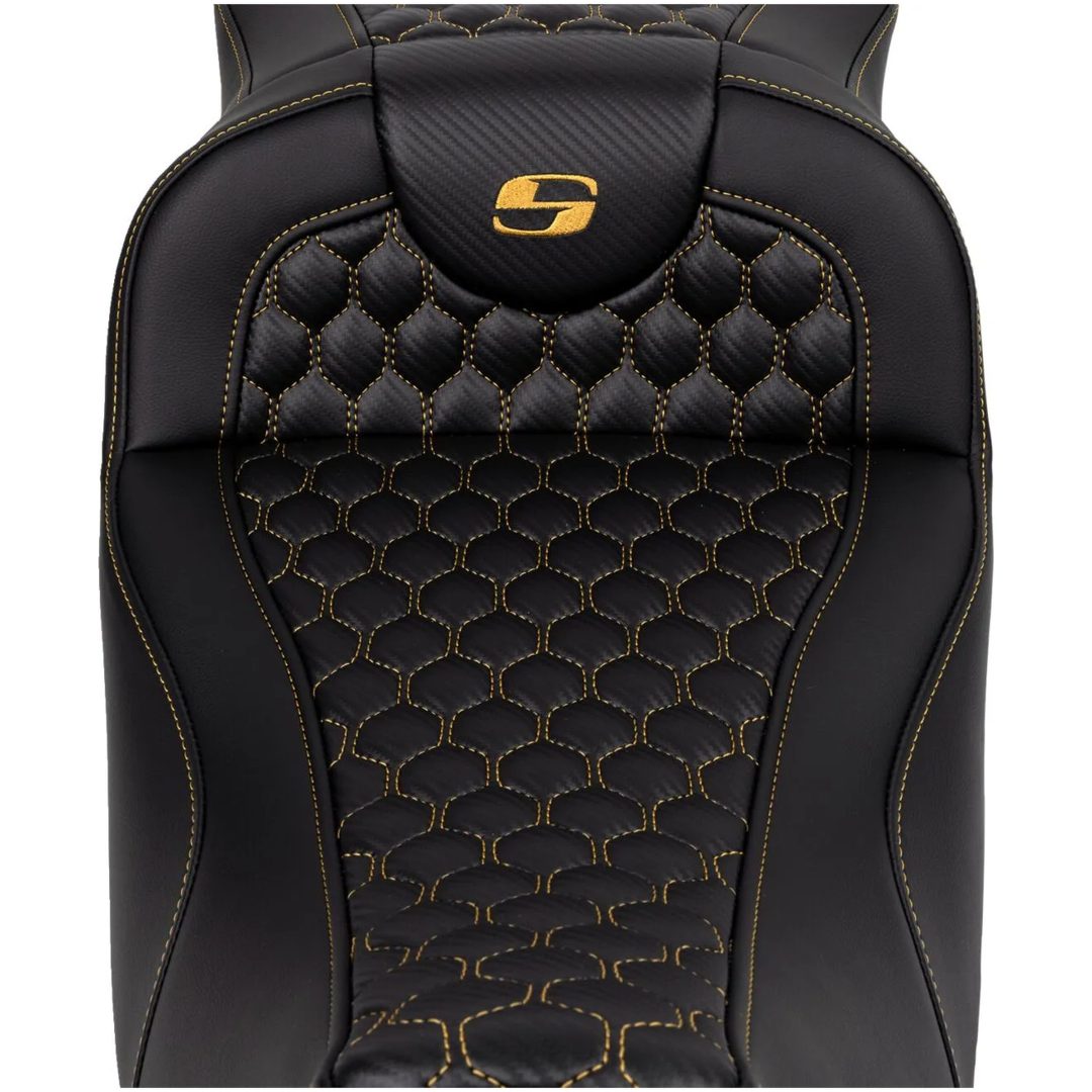 Sadel Honeycomb Roadsofa Svart/guld SADDLEMEN – bild 4