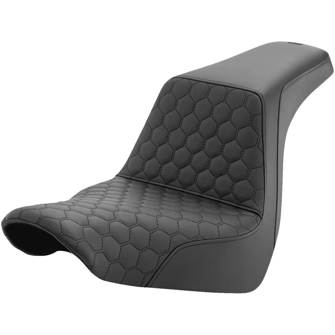 Sadel Honeycomb Step-up Svart SADDLEMEN