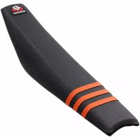 Sadel Komplett Svart/orange BLACKBIRD RACING