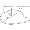 Sadel Lågprofil Svart DRAG SPECIALTIES Large low-profile – miniatyr 4