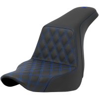 Sadel Lattice Stitch Step-up Svart/blå SADDLEMEN