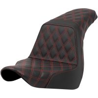 Sadel Lattice Stitch Step-up Svart/röd SADDLEMEN