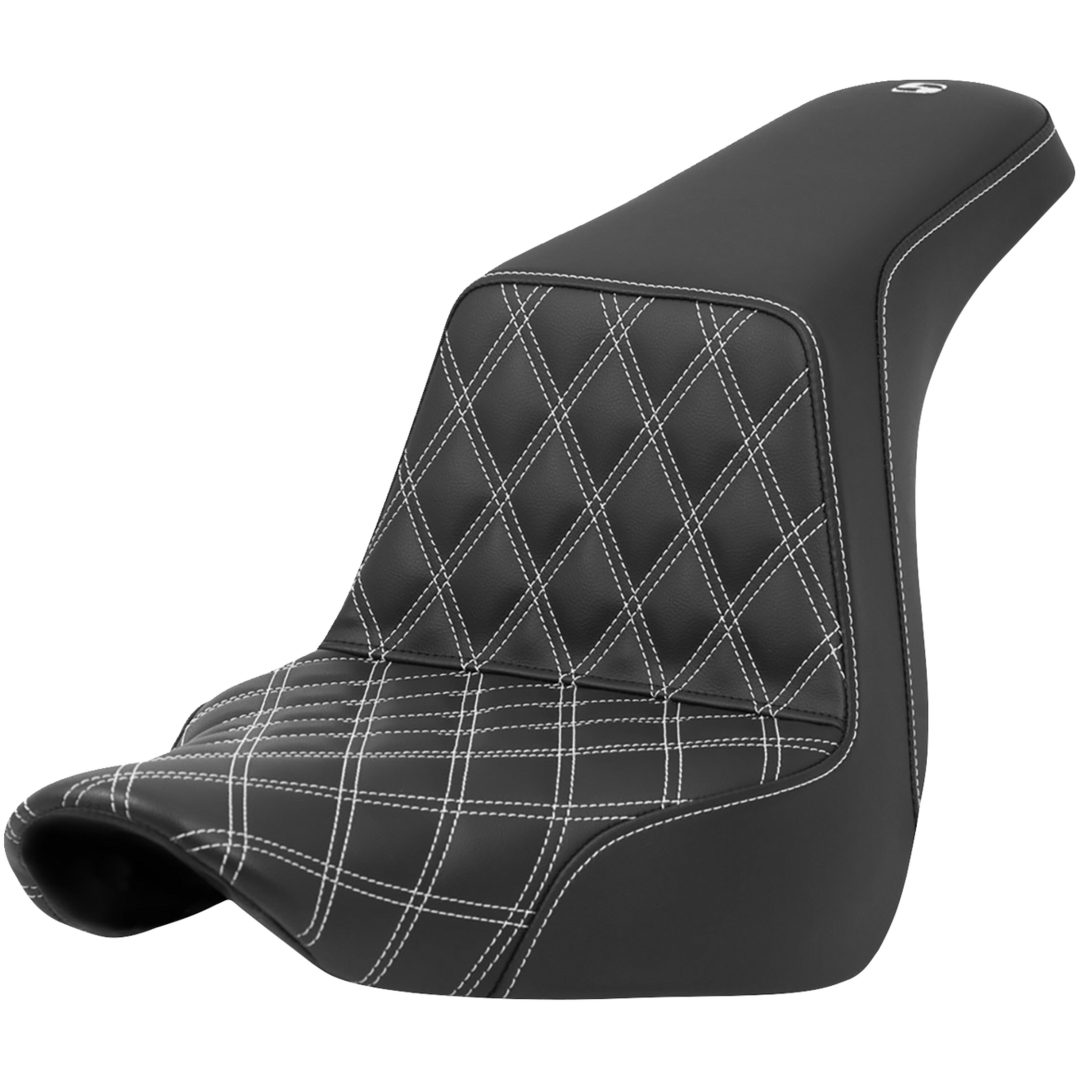 Sadel Lattice Stitch Step-up Svart/vit SADDLEMEN