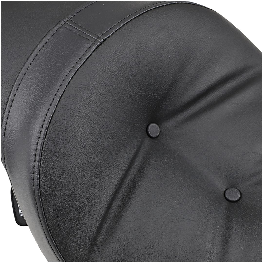 Sadel Low-Profile Double Bucket Vinyl Svart DRAG SPECIALTIES – bild 2