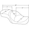 Sadel Low-Profile Svart DRAG SPECIALTIES – miniatyr 3