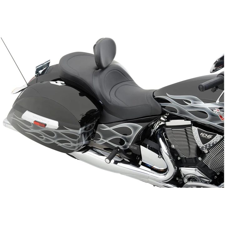 Sadel Low-profile Touring Svart DRAG SPECIALTIES – bild 3