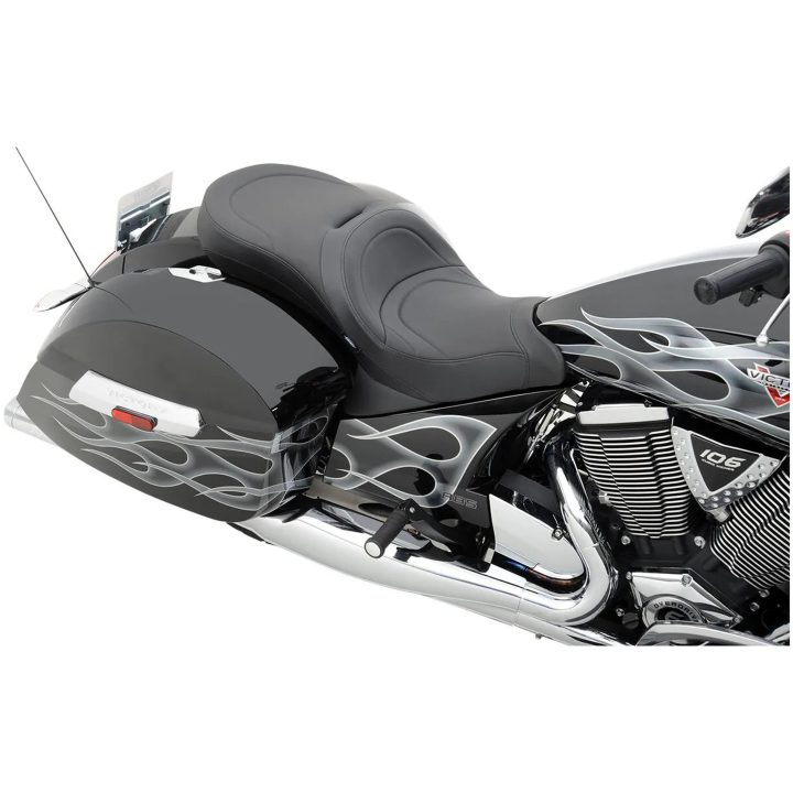 Sadel Low-profile Touring Svart DRAG SPECIALTIES – bild 2
