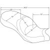 Sadel Low-profile Touring Svart DRAG SPECIALTIES – miniatyr 4