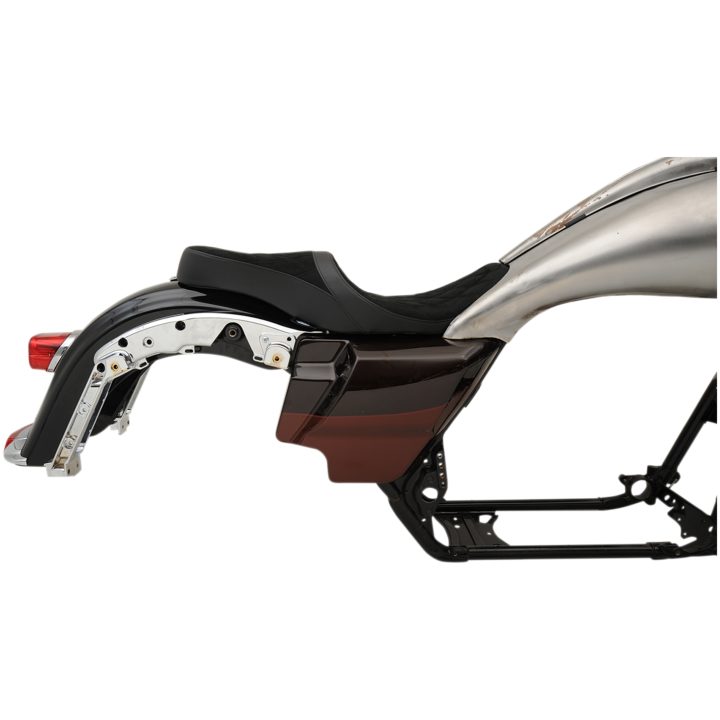 Sadel Low Profile Touring Svart DRAG SPECIALTIES – bild 4
