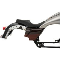 Sadel Low Profile Touring Svart DRAG SPECIALTIES
