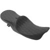 Sadel Low Profile Touring Svart DRAG SPECIALTIES Diamond Stitch – miniatyr 3