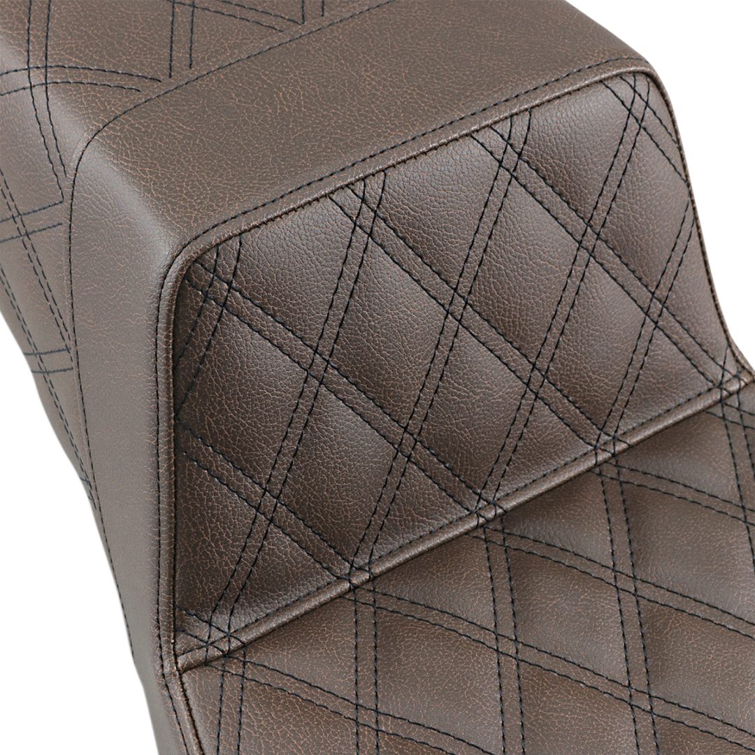 Sadel LS Step-Up Brun SADDLEMEN Full lattice stitch – bild 2