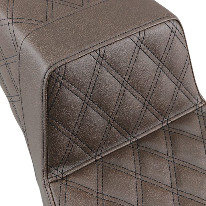 Sadel LS Step-Up Brun SADDLEMEN Full lattice stitch – bild 2