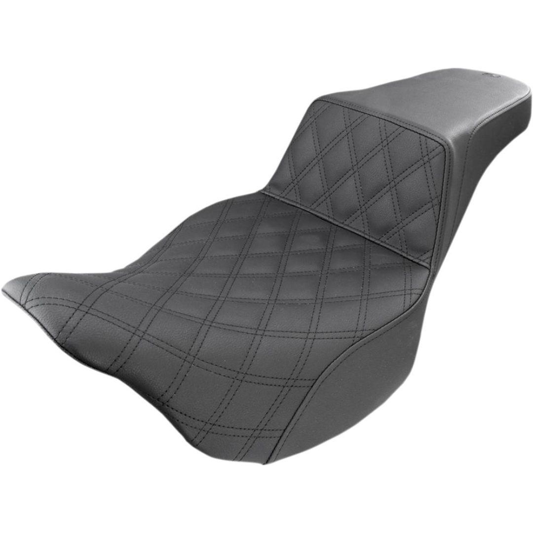 Sadel LS Step-Up Svart SADDLEMEN Fram lattice stitch