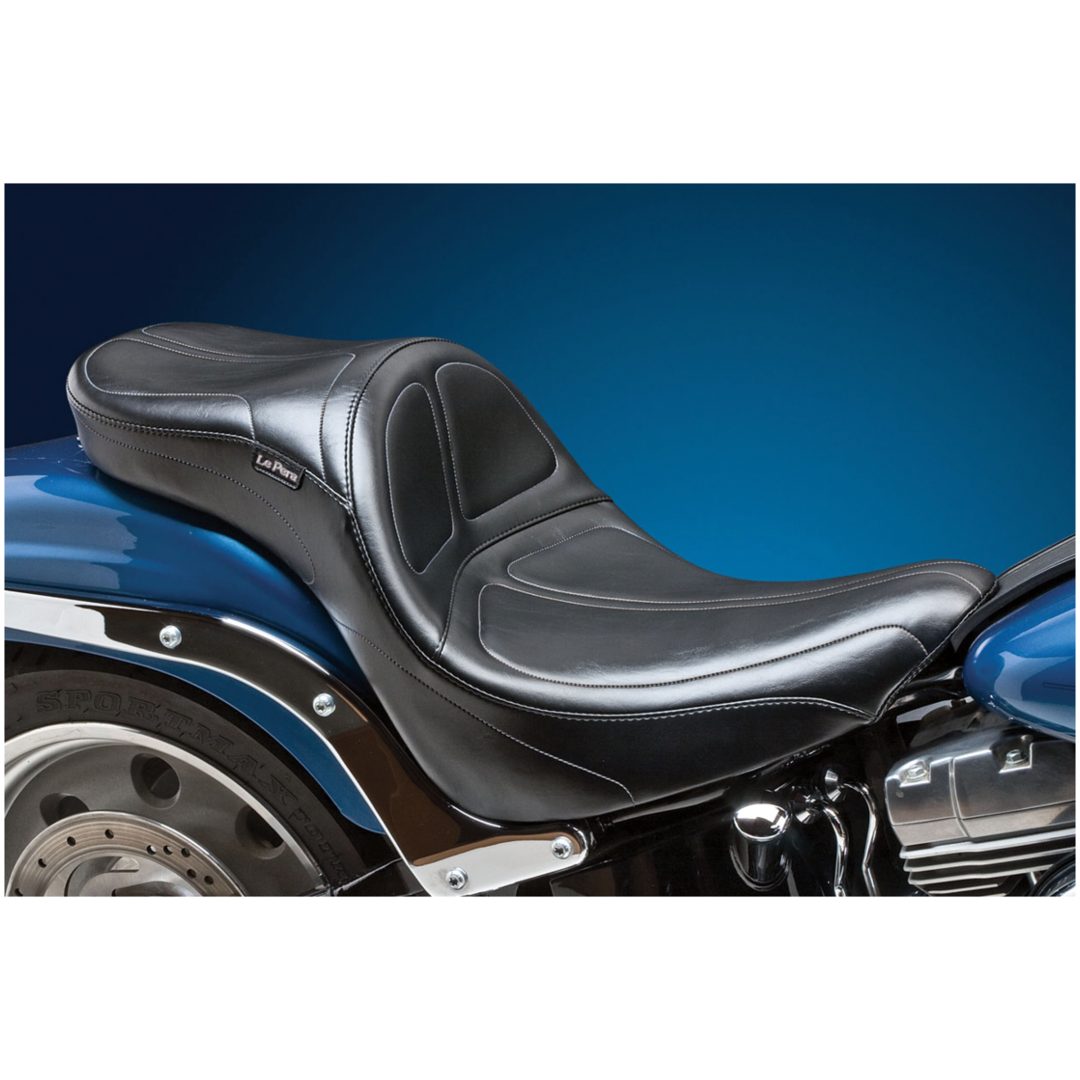 Sadel Maverick Daddy Long Legs Svart Vinyl LE PERA SEAT MAV LNG 06-10 FXST – bild 3