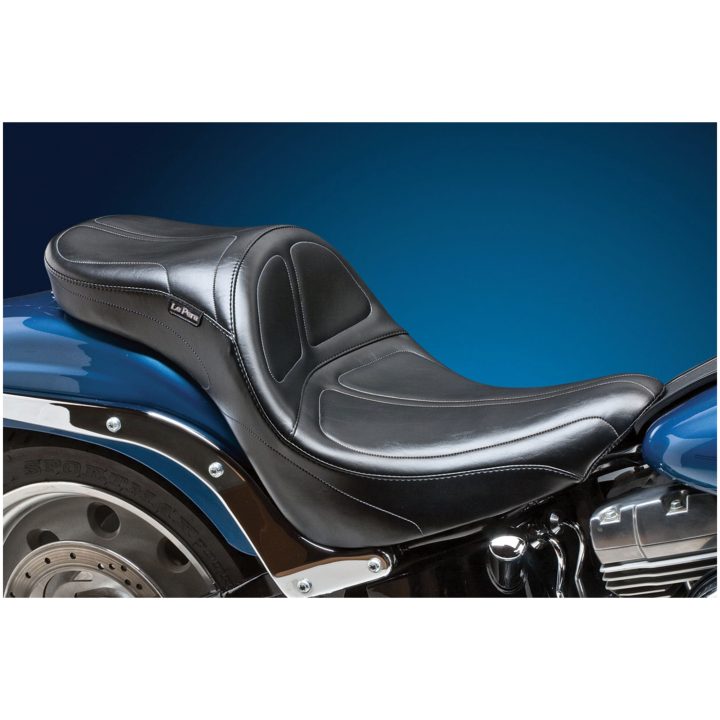 Sadel Maverick Daddy Long Legs Svart Vinyl LE PERA SEAT MAV LNG 06-10 FXST – bild 3