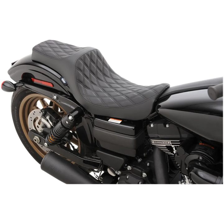 Sadel Predator III Svart DRAG SPECIALTIES Diamond / Svarta stygn – bild 3
