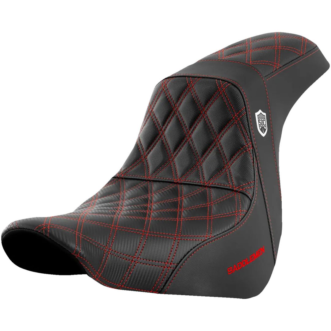 Sadel Pro Series Sdc Performance Grip Svart/röd SADDLEMEN