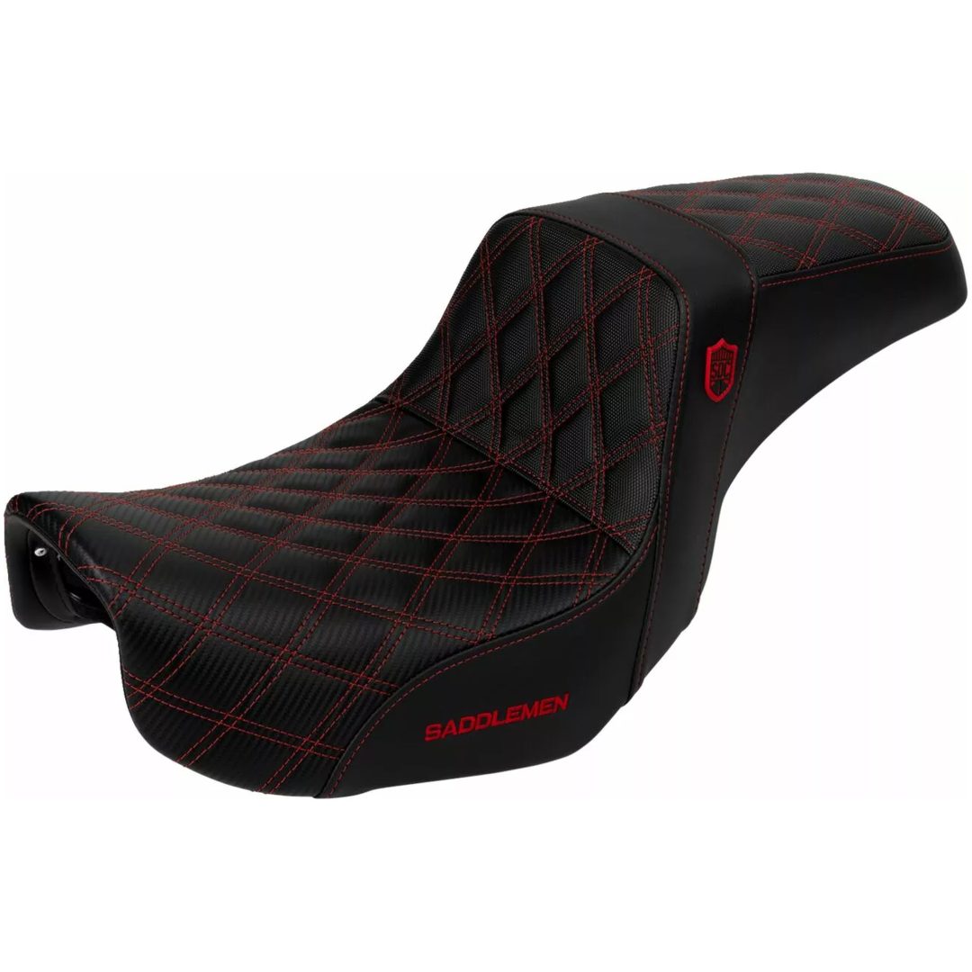 Sadel Pro Series Sdc Performance Grip Svart/röd SADDLEMEN