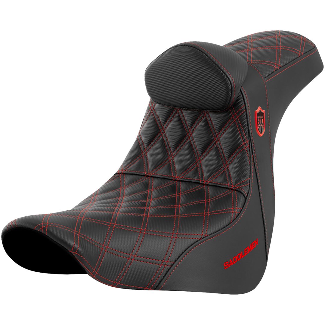 Sadel Pro Series Sdc Performance Svart/röd SADDLEMEN