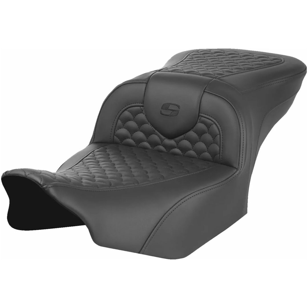 Sadel Roadsofa Dragon Scale Stitch Svart SADDLEMEN