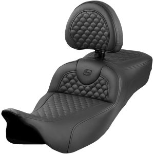 Sadel Roadsofa Dragon Scale Stitch Svart SADDLEMEN