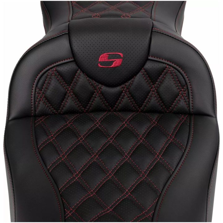 Sadel Roadsofa Lattice Stitch Svart Läder SADDLEMEN – bild 2