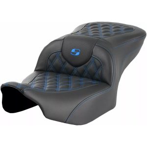 Sadel Roadsofa Lattice Stitch Svart Läder SADDLEMEN