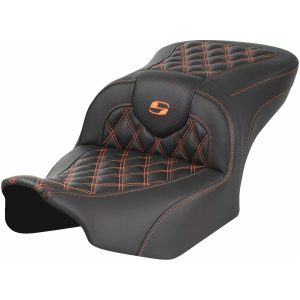 Sadel Roadsofa Lattice Stitch Svart Läder SADDLEMEN