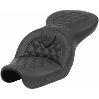 Sadel Roadsofa Lattice Stitch Svart Läder SADDLEMEN