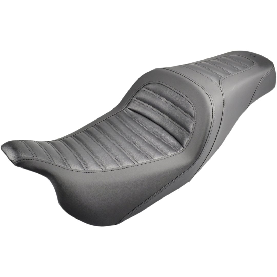 Sadel Slim Roll & Pleat Svart Saddlemen Old Shool / Svart – bild 2