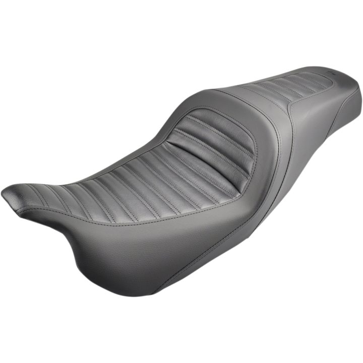 Sadel Slim Roll & Pleat Svart Saddlemen Old Shool / Svart – bild 2