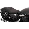 Sadel Solo Svart/röd DRAG SPECIALTIES Sadel – miniatyr 1