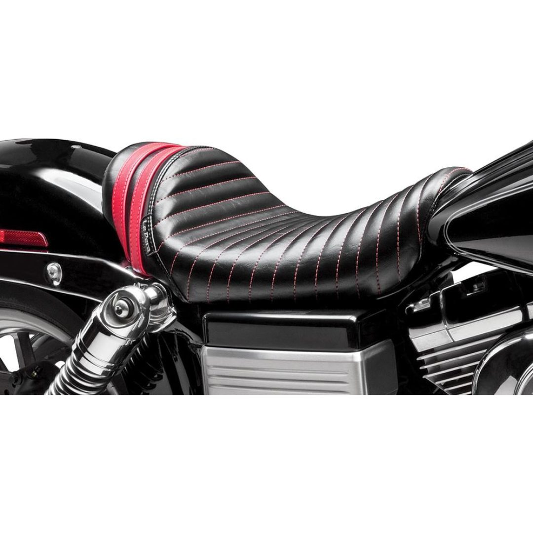 Sadel Stubs Cafe Svart/röd LE PERA SEAT STUBSSP RED 06-14FXD