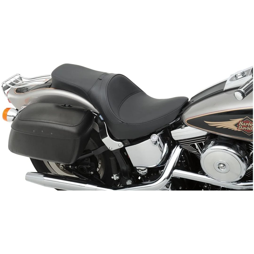 Sadel Svart Leather Solo-style En-del DRAG SPECIALTIES Standard – bild 5