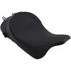 Sadel Svart Solo Med Ryggstödsfäste DRAG SPECIALTIES SEAT SOLO DBR MLD 8-14FL – miniatyr 1
