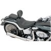 Sadel Svart Solo Med Ryggstödsfäste DRAG SPECIALTIES SEAT SOLO DBR SMTH 06-10 – miniatyr 11