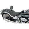 Sadel Svart Solo Med Ryggstödsfäste DRAG SPECIALTIES SEAT SOLO DBR SMTH 06-10 – miniatyr 5