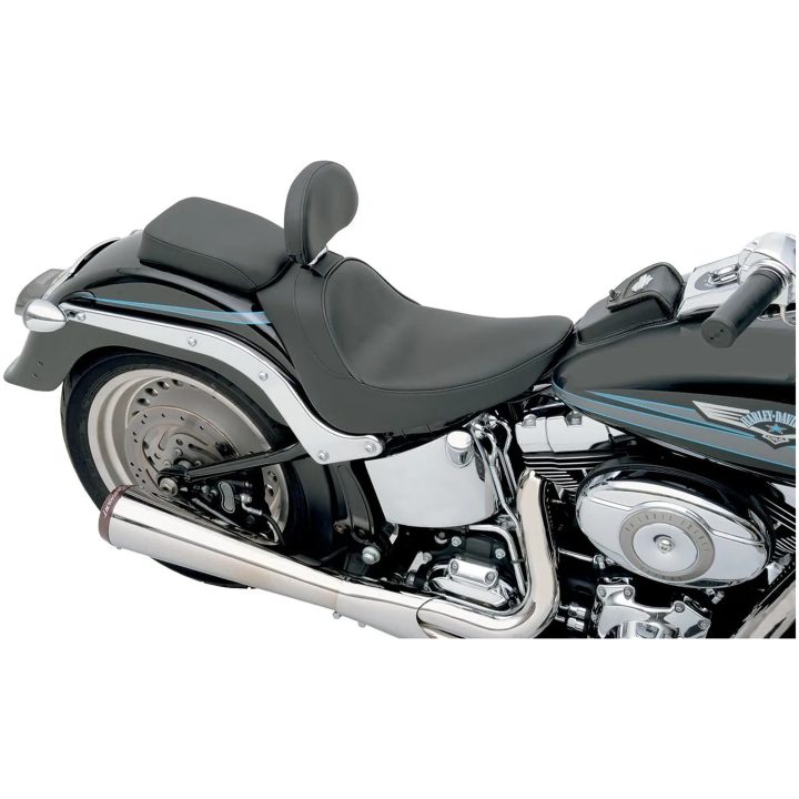 Sadel Svart Solo Med Ryggstödsfäste DRAG SPECIALTIES SEAT SOLO DBR SMTH 06-10 – bild 7