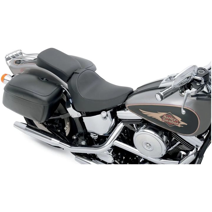 Sadel Svart Solo Med Ryggstödsfäste DRAG SPECIALTIES SEAT SOLO DBR SMTH 84-99 – bild 10