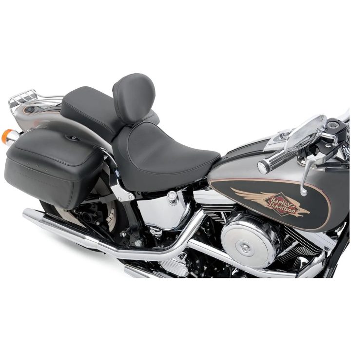 Sadel Svart Solo Med Ryggstödsfäste DRAG SPECIALTIES SEAT SOLO DBR SMTH 84-99 – bild 11