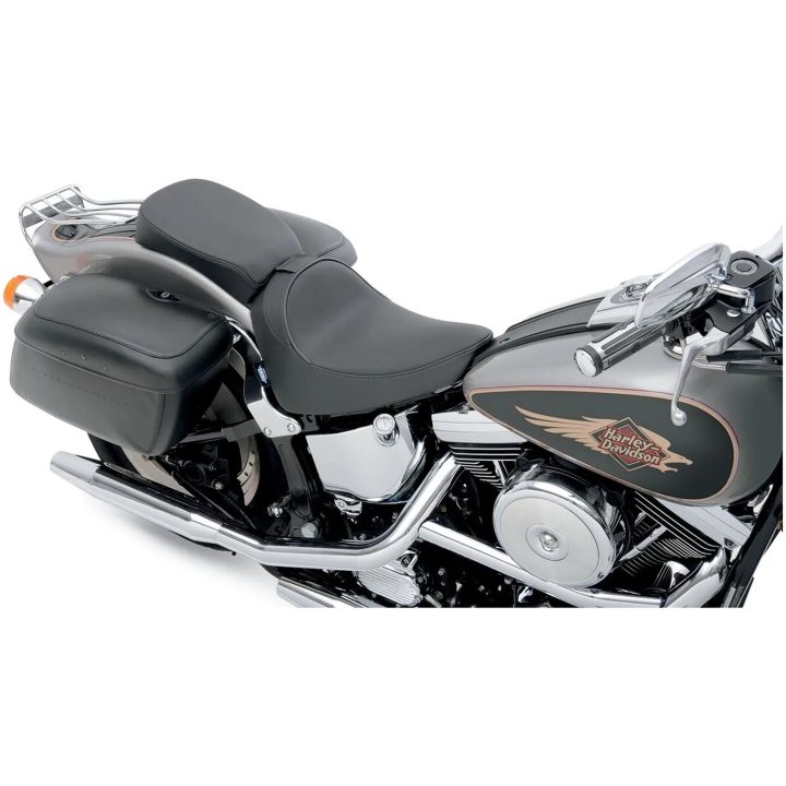 Sadel Svart Solo Med Ryggstödsfäste DRAG SPECIALTIES SEAT SOLO DBR SMTH 84-99 – bild 4