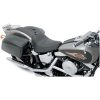 Sadel Svart Solo Med Ryggstödsfäste DRAG SPECIALTIES SEAT SOLO DBR SMTH 84-99 – miniatyr 2