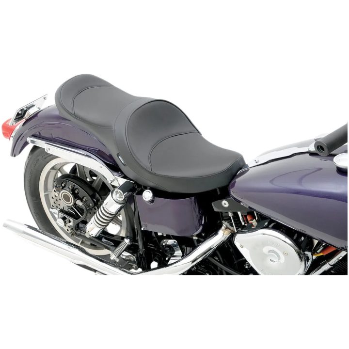 Sadel Touring 2-up Double Bucket Vinyl Svart DRAG SPECIALTIES – bild 2