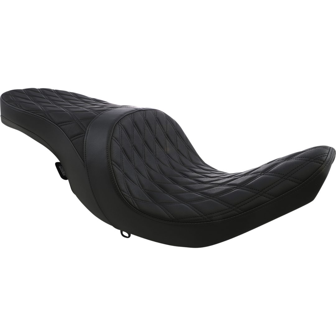 Sadel Touring Low Profile Svart DRAG SPECIALTIES