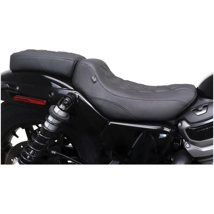 Sadel Tripper Passagerare Dubbel Diamant Svart MUSTANG – bild 3